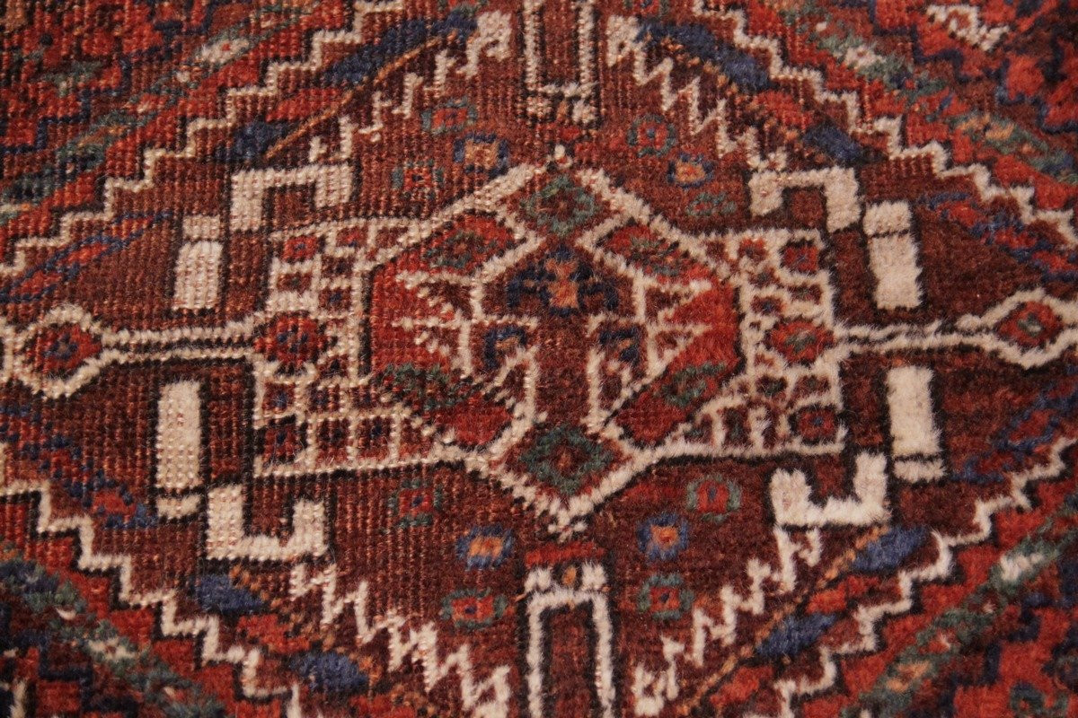 Carpet Shiraz Gashghaï Iran 190 X 160 Cm-photo-2