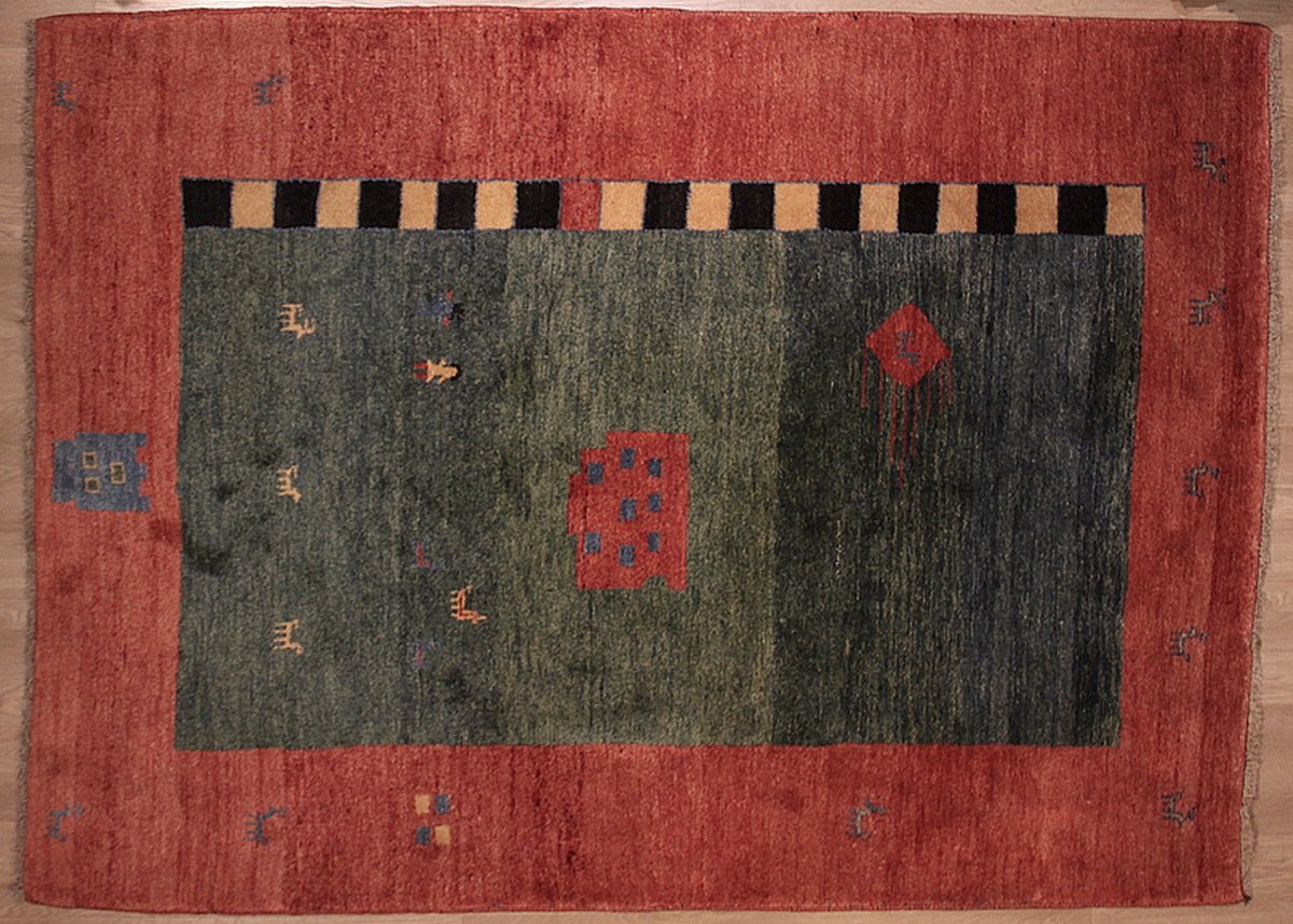 Gabbeh Carpet Iran 245 X 177 Cm-photo-2