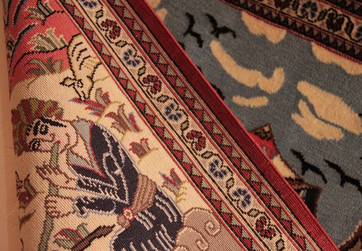 Iranian Ghoum Rug, 57 X 81 Cm-photo-2