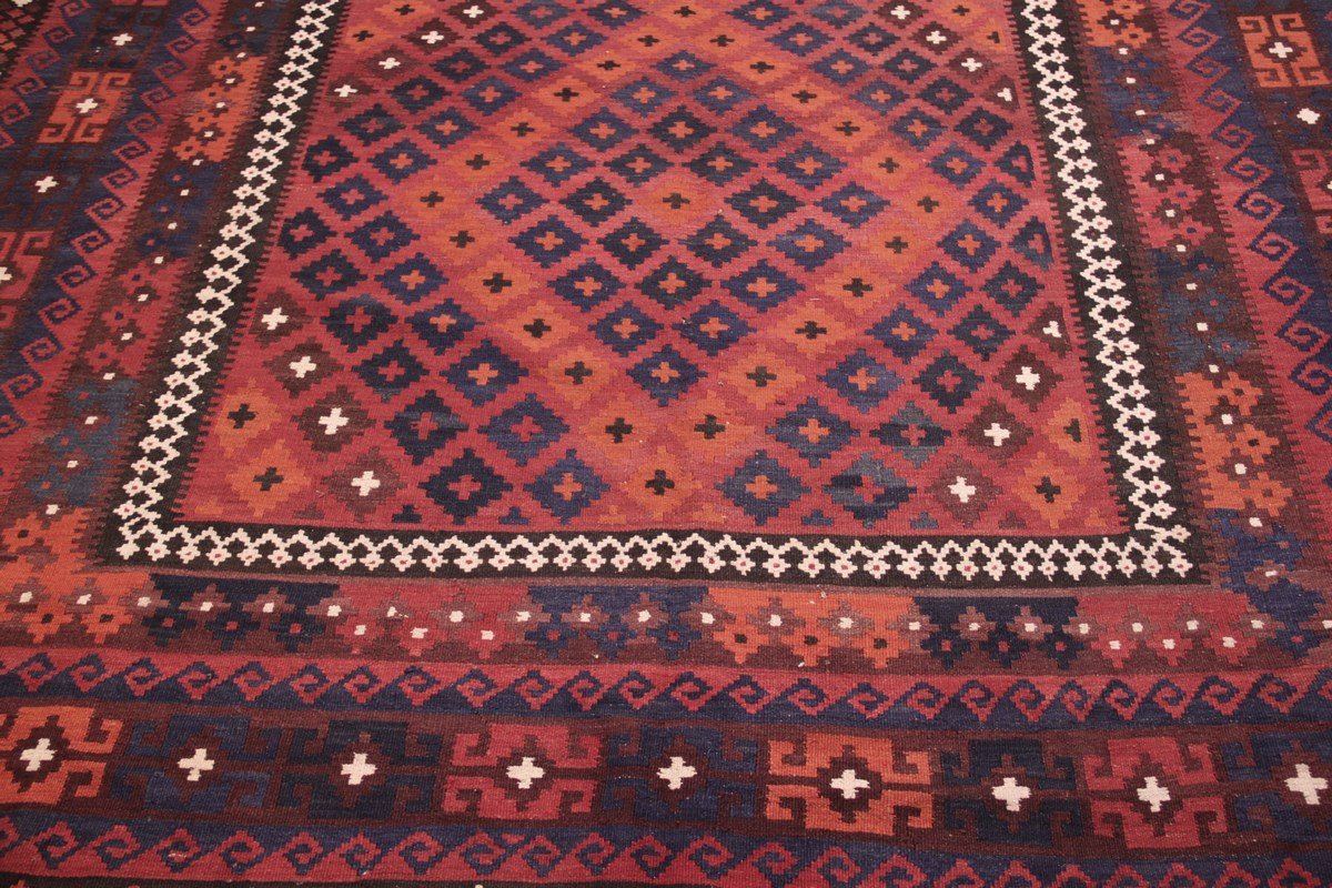 Kilim Maimâna Afghanistan 300 x 232 cm-photo-4