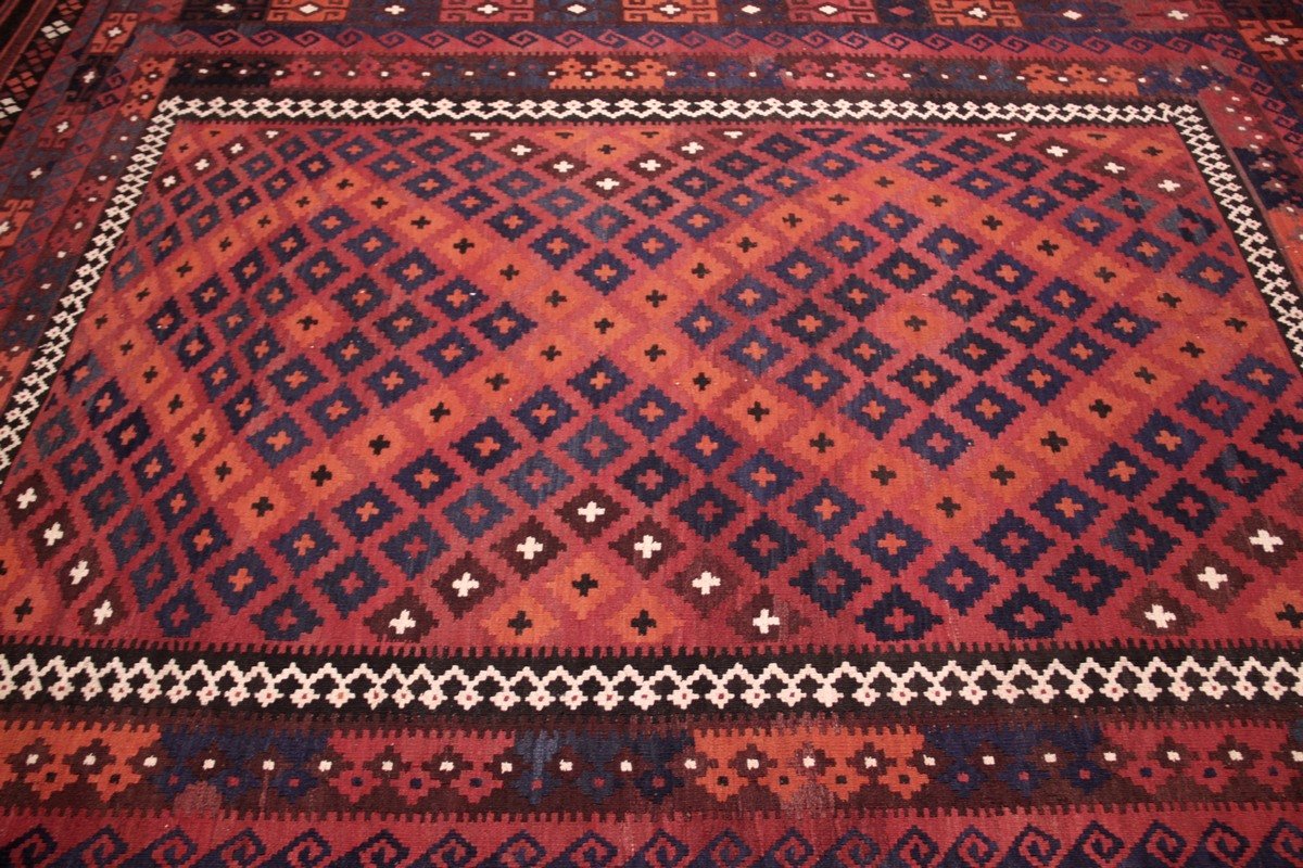 Kilim Maimâna Afghanistan 300 x 232 cm-photo-2