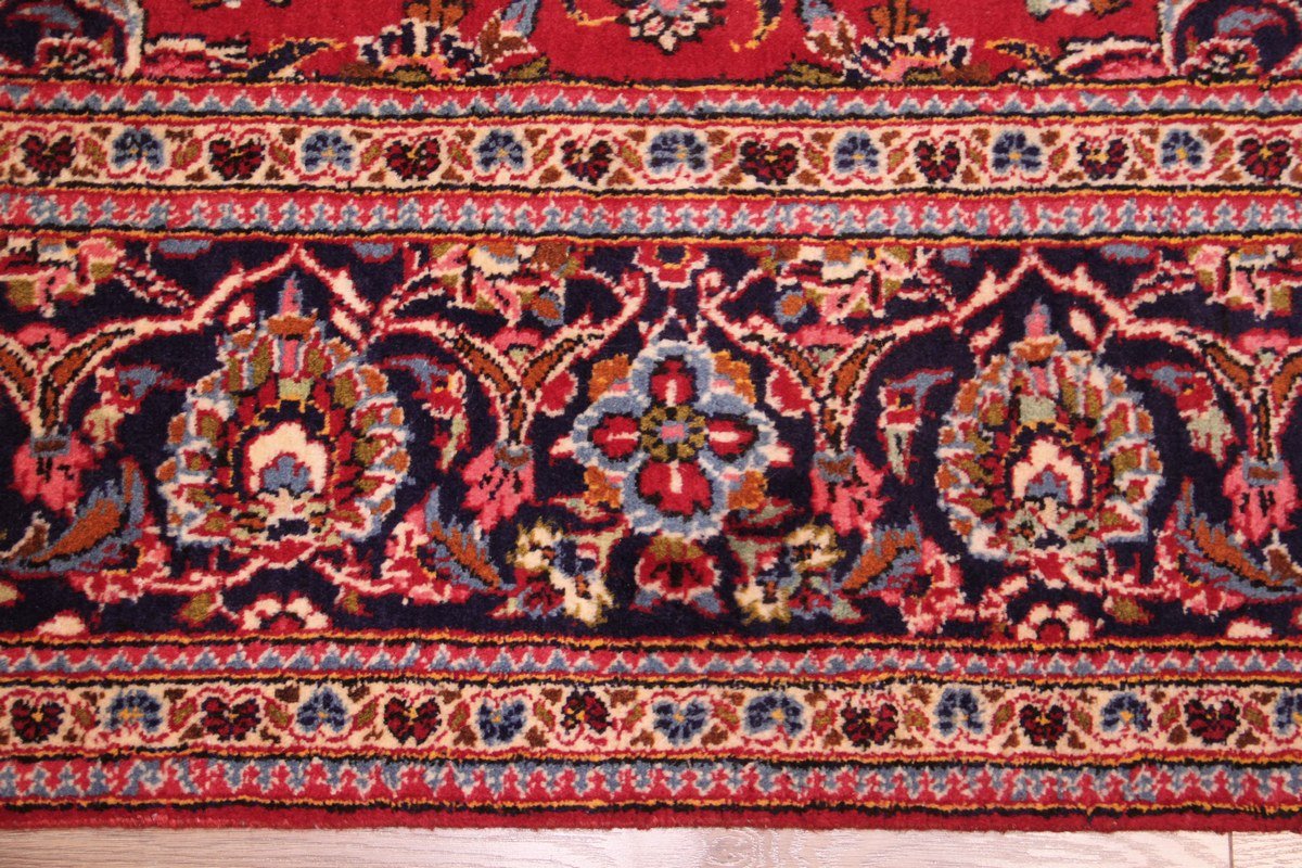 Iranian Kashan Rug, 296 X 200 Cm-photo-4
