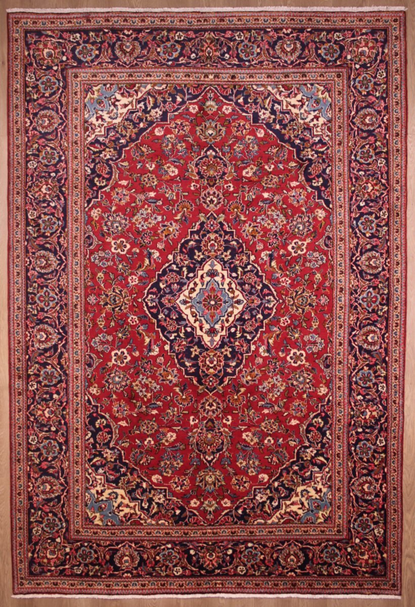 Iranian Kashan Rug, 296 X 200 Cm