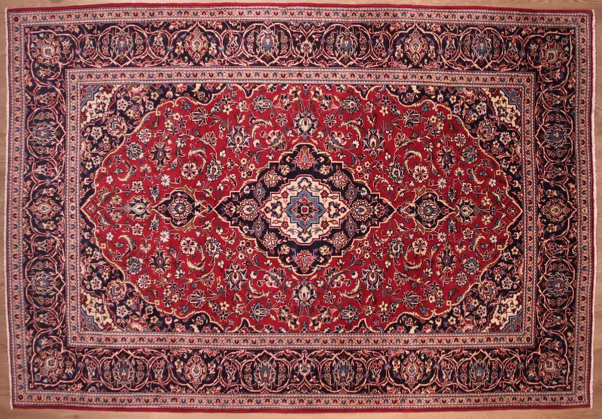 Iranian Kashan Rug, 290 X 200 Cm-photo-2