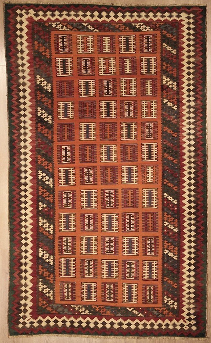 Kilim gashghaï kashkuli Iran 228 x 138 cm