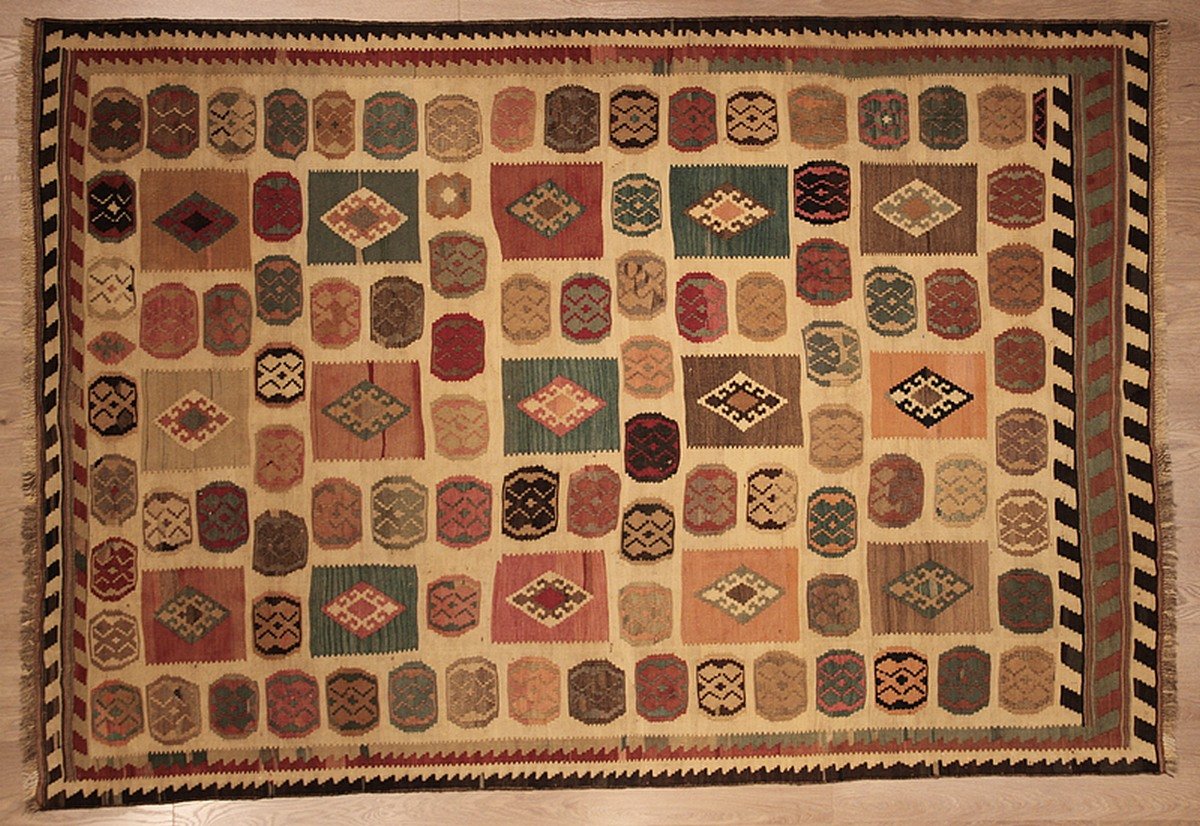 Kilim Kashkuli Iran 216 x 148 cm-photo-2