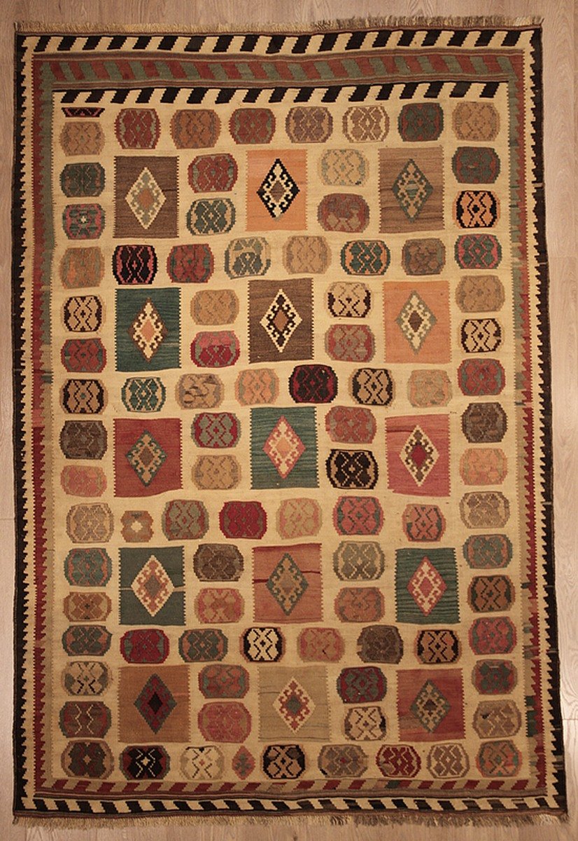 Kilim Kashkuli Iran 216 X 148 Cm