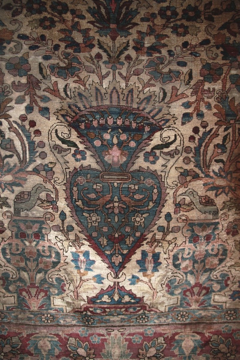 Kashan Carpet Iran Silk 185 X 130 Cm-photo-1