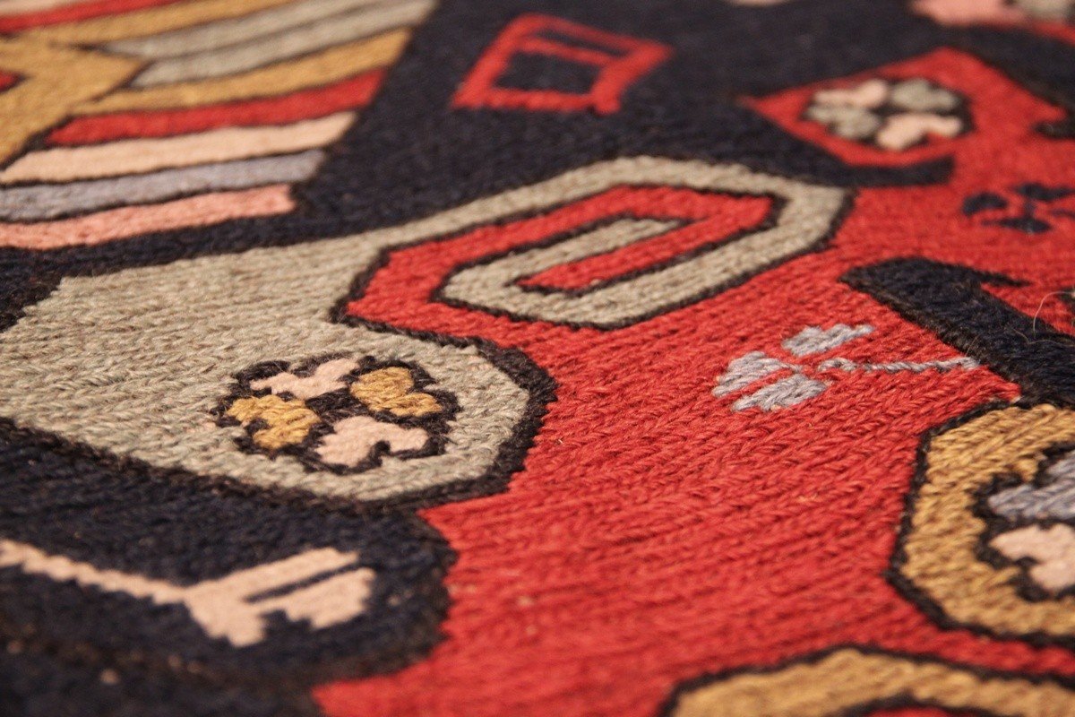 Iranian Azerbaijan Soumak Kilim 242 X 170 Cm-photo-2