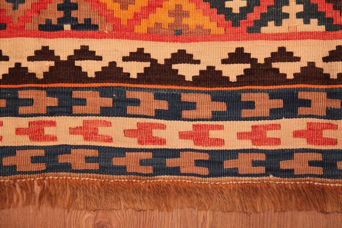 Kilim Gasghai Kashkuli Iran 255 X 170 Cm-photo-3