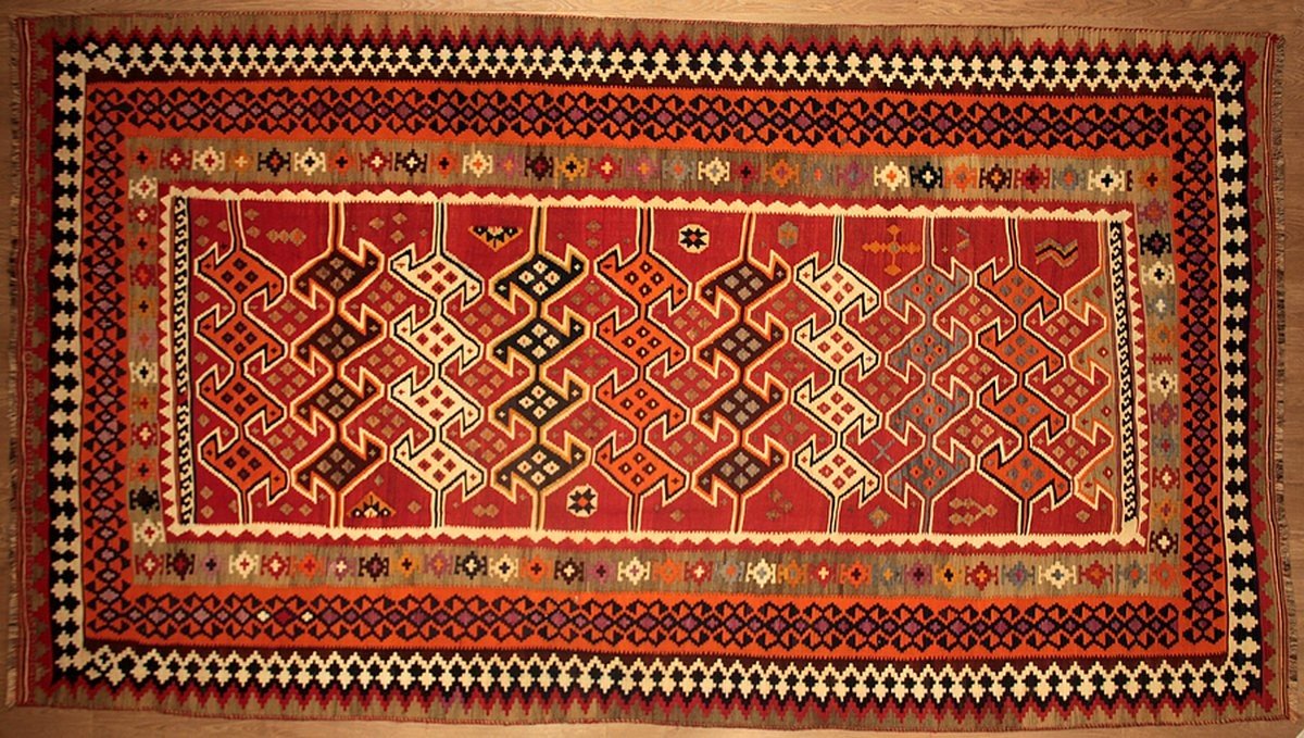 Gashghaï Kashkuli Kilim Iran 308 X 172 Cm-photo-2