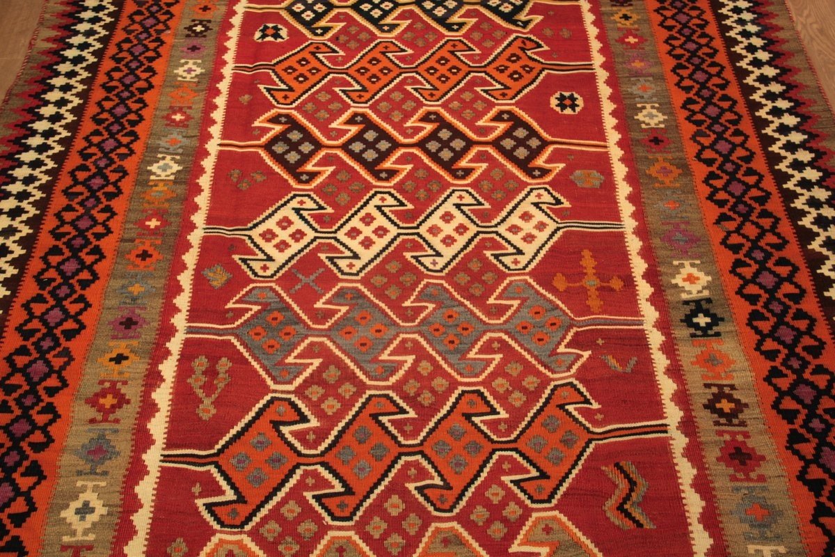 Gashghaï Kashkuli Kilim Iran 308 X 172 Cm-photo-4