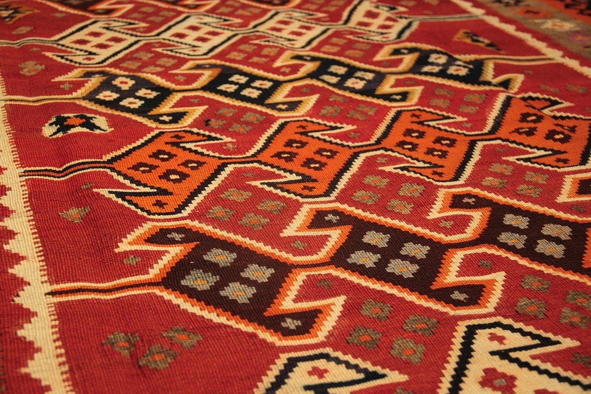 Gashghaï Kashkuli Kilim Iran 308 X 172 Cm-photo-3
