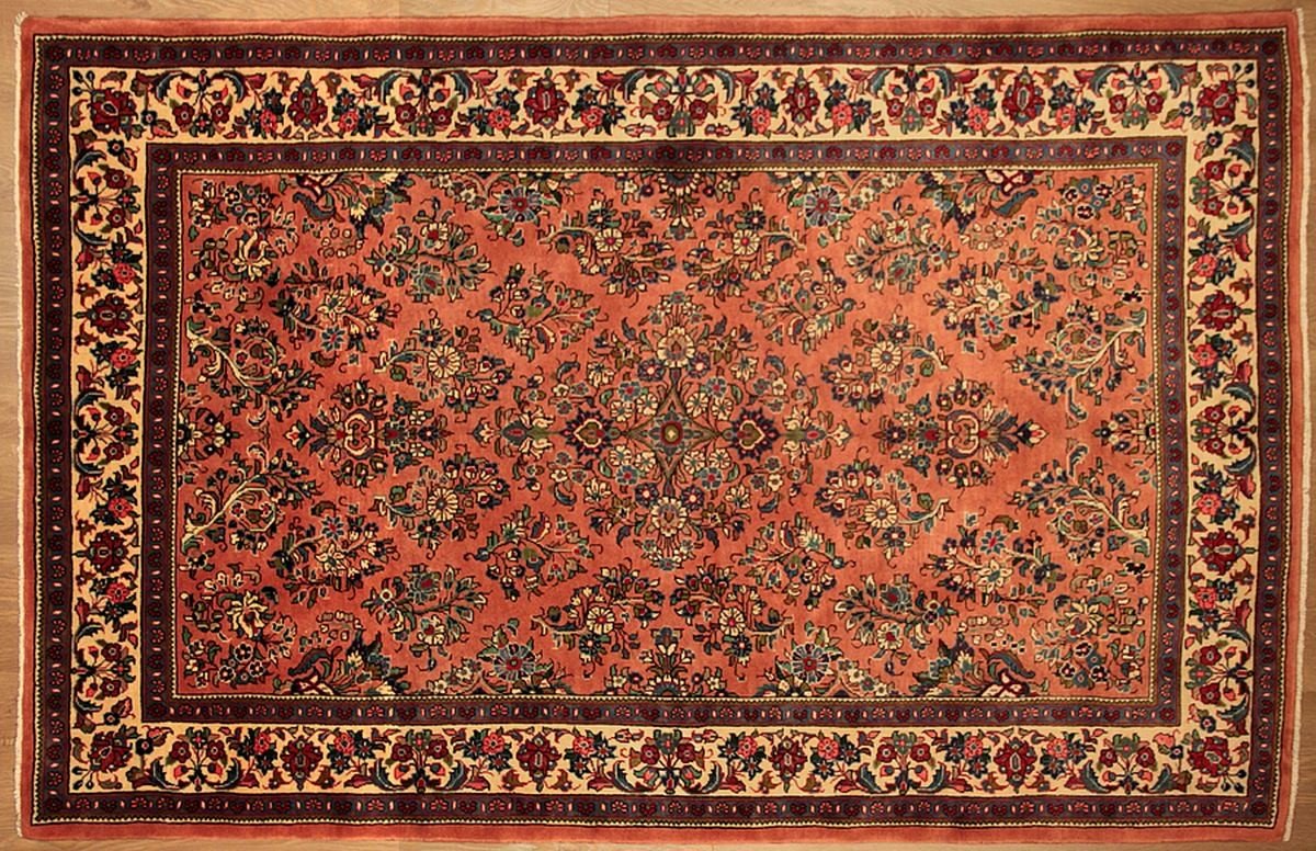 Tapis sarouk Iran 212 x 135 cm-photo-2