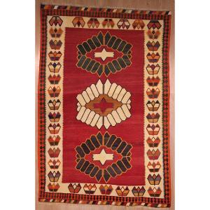 Kilim Gashghaï Kashkuli Iran 240 X 162 Cm
