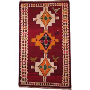 Kilim Gashghaï Kashkuli Iran 250 X 148 Cm