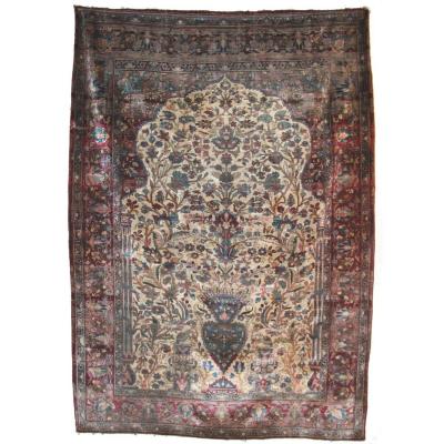 Kashan Carpet Iran Silk 185 X 130 Cm