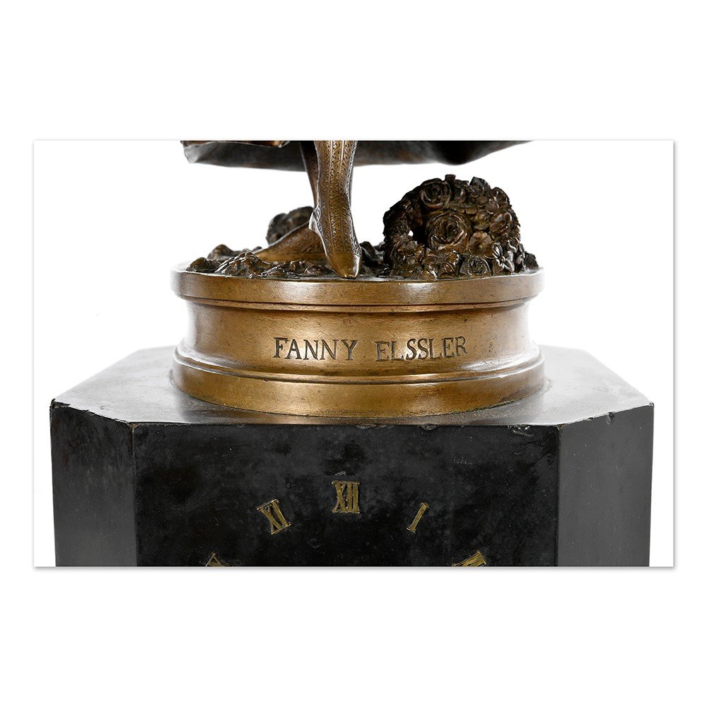 Bronze Représentant Fanny Elssler Par Jean-auguste Barre-photo-3