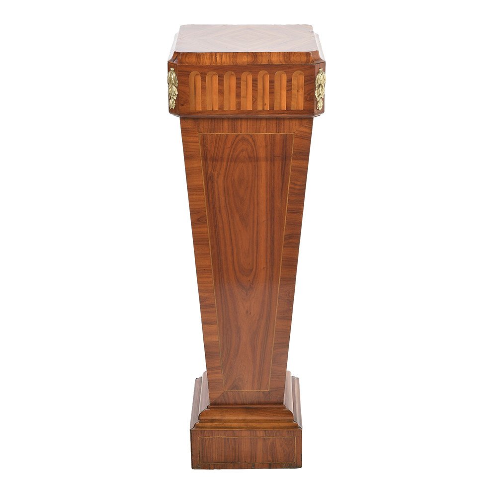 Art Deco Style Column In Marquetry