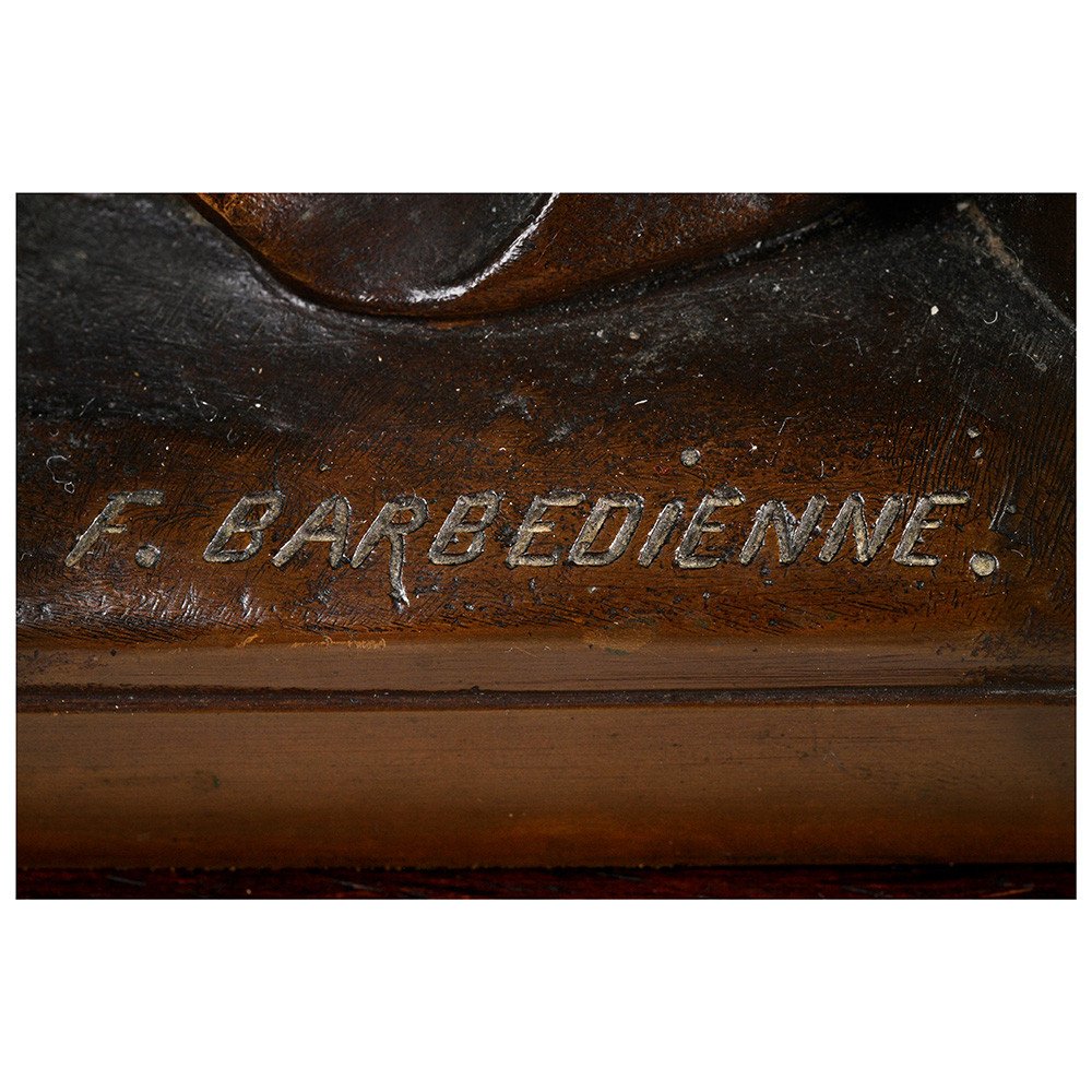 Archevêque En Bronze Signé Bonnassieux, Fonderie Barbedienne-photo-4