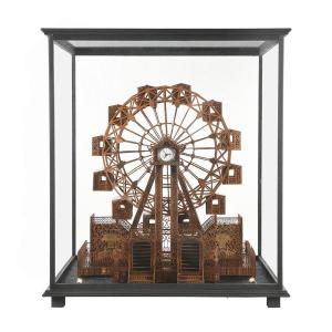 Wooden Replica Of The Paris Ferris Wheel From 1900