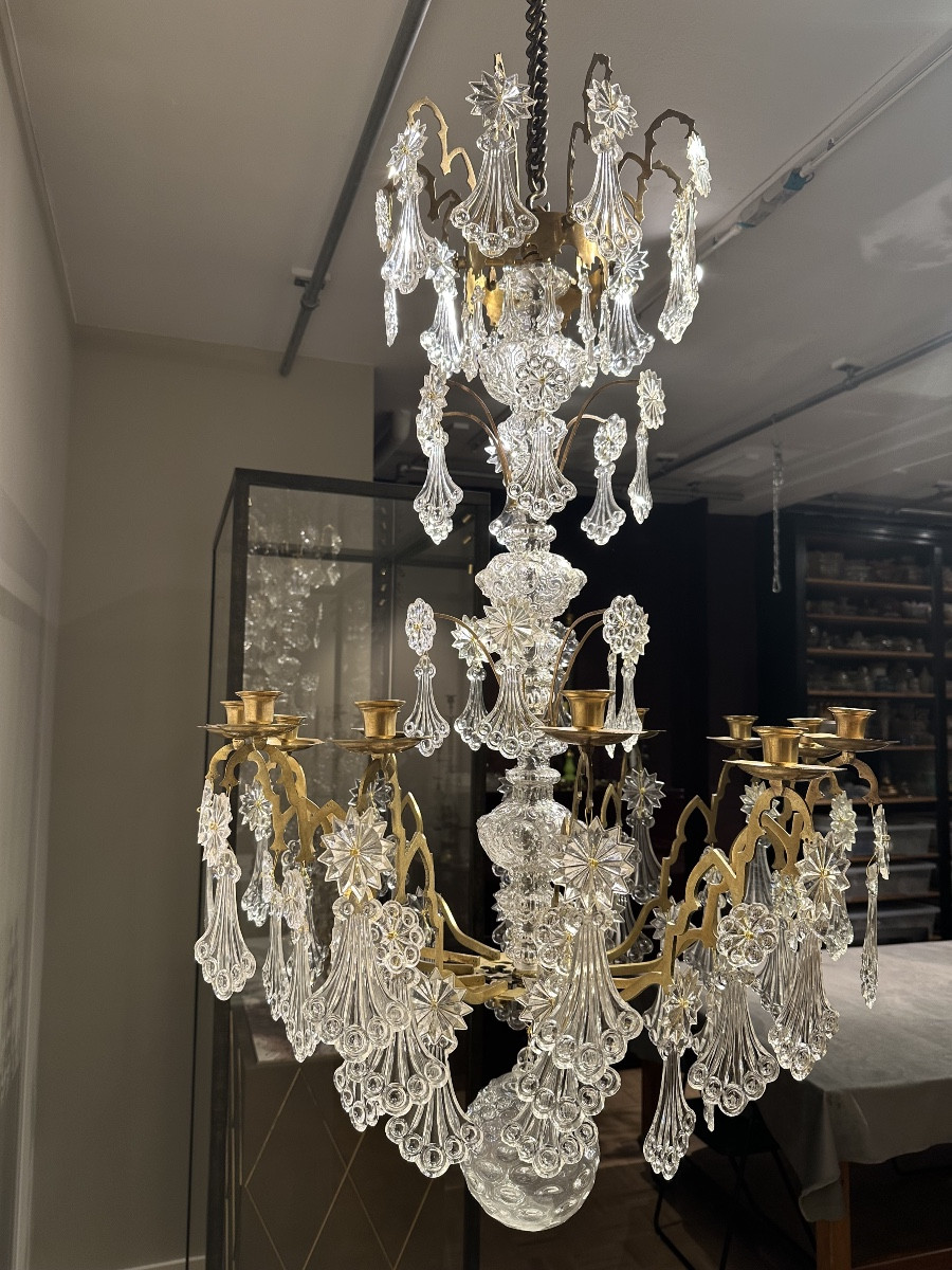 Lustre 12 bras ,  Neo Gothique XIXe