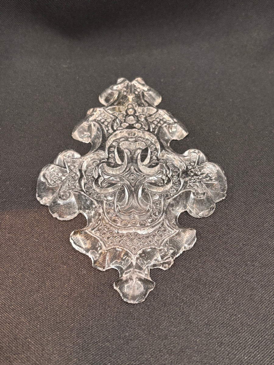 Lot With 10 Crystal Pendants For Chandelier , With Cross And Star, Neogothic-photo-2