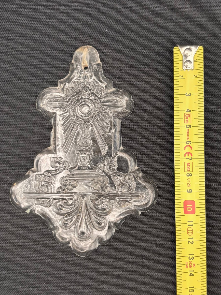 Lot de 3 plaquettes de lustre avec monstrance-photo-3