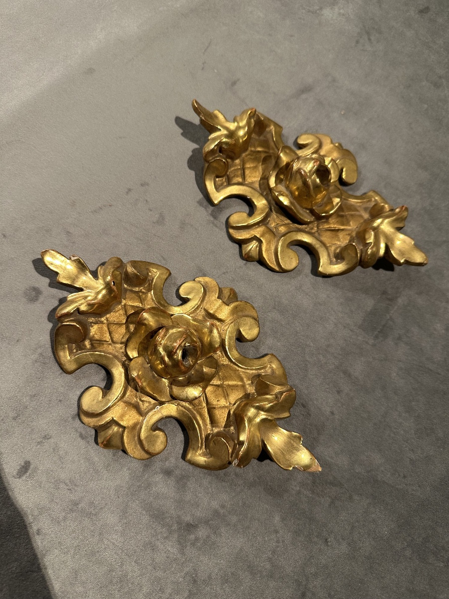 Pair Of 19th-century Giltwood Elements