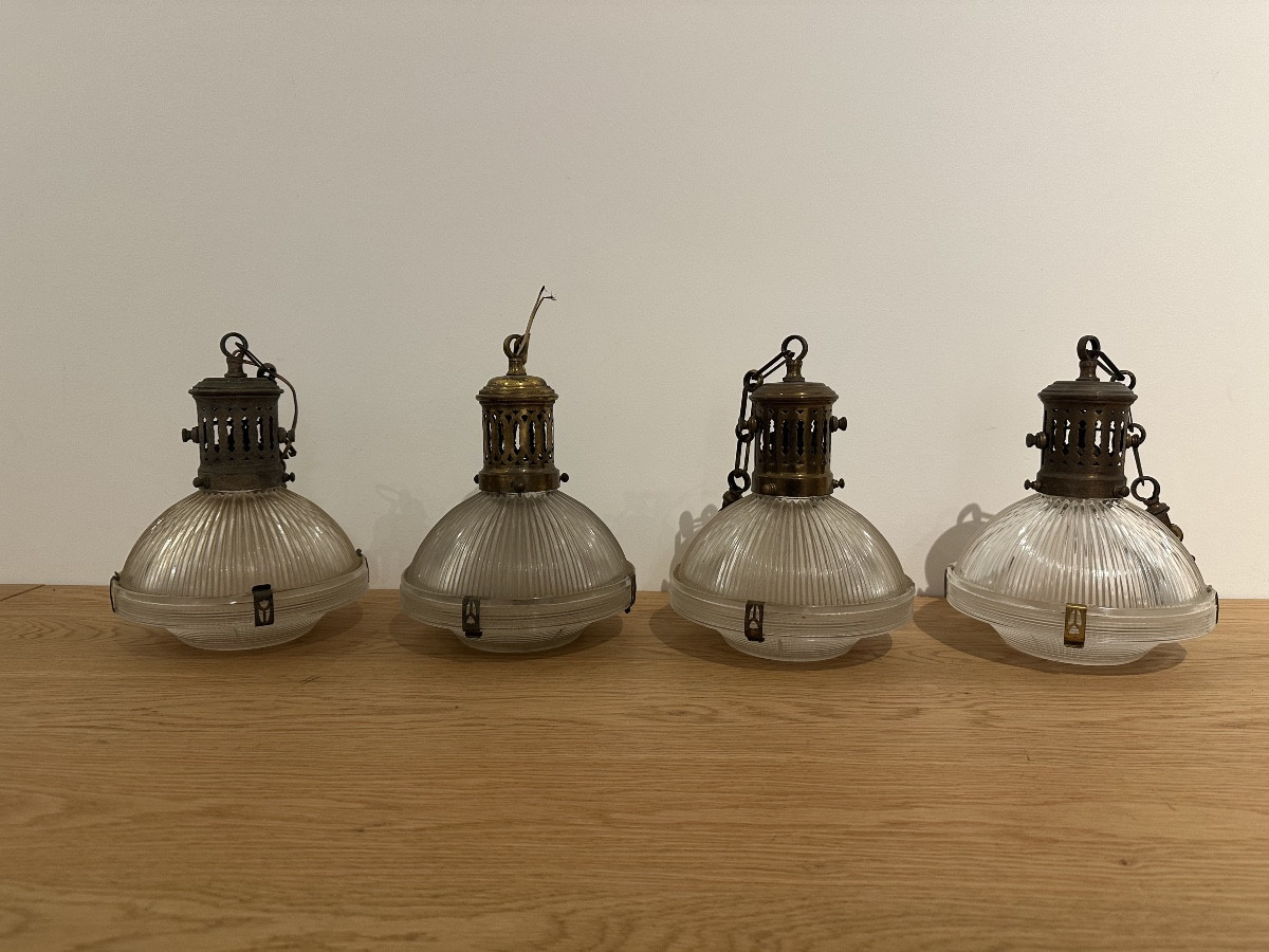 Holophanes 4 Lampes industriels
