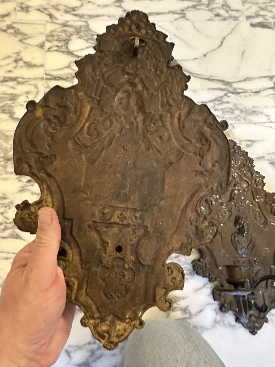 Pair Regency-style Wall Lights-photo-4