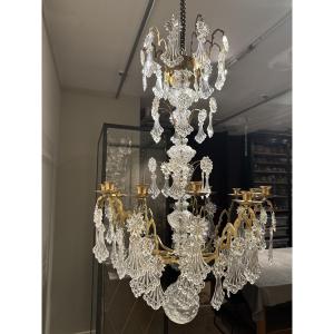 12-arm Chandelier, Neo-gothic, 19th Century
