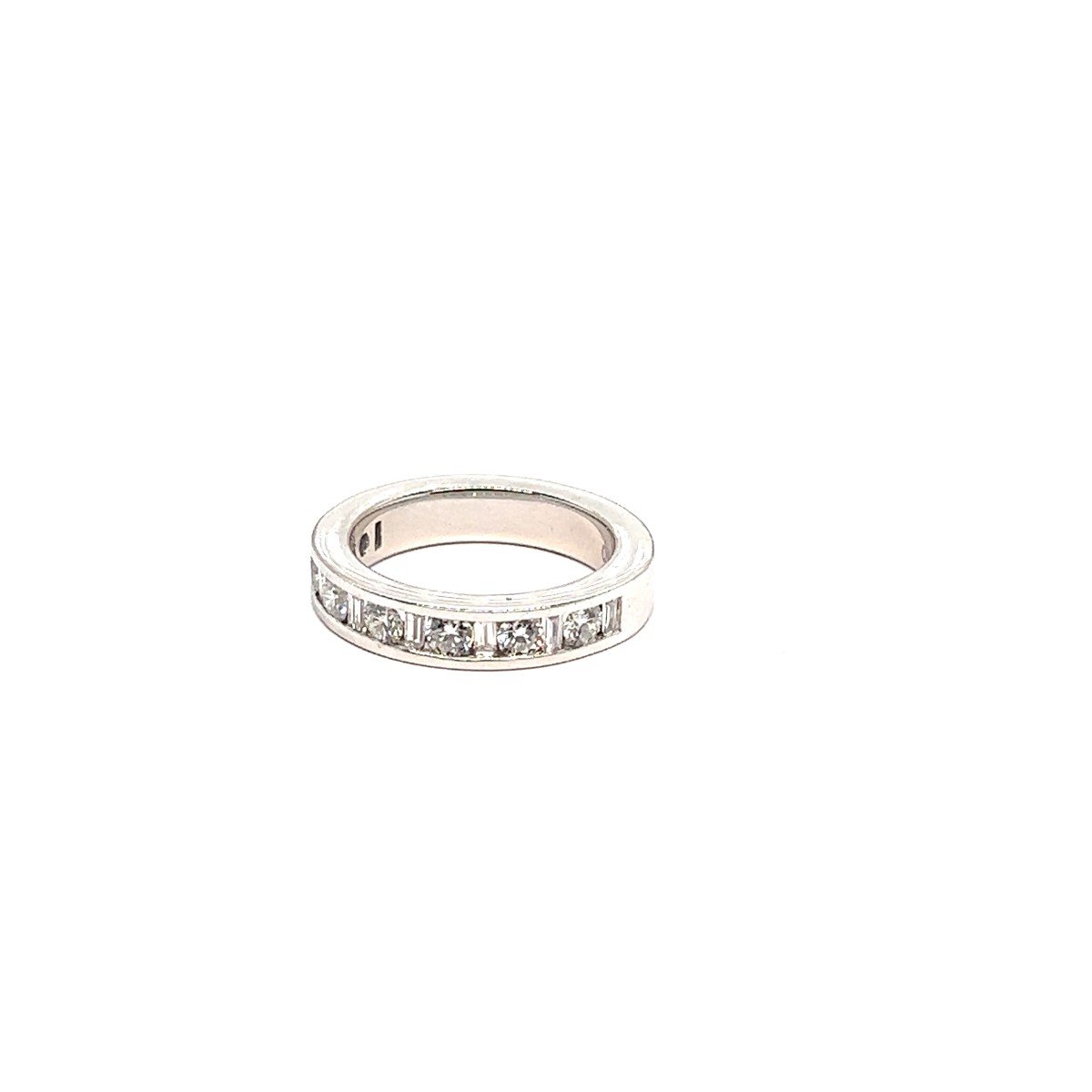 Bague de Fiançailles Diamants Carats Or Blanc 18 Carats-photo-2