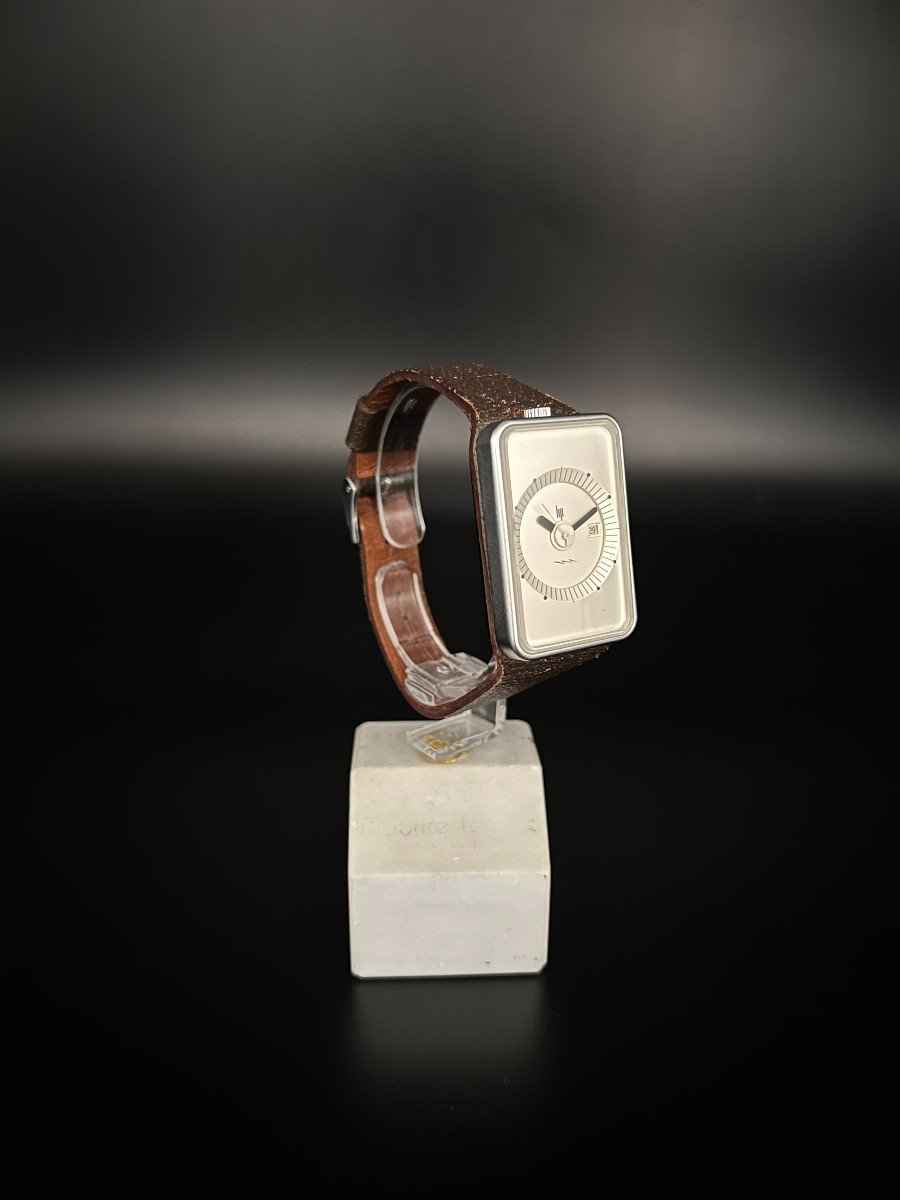 Lip Frigidaire Watch Brown Strap White Dial-photo-4