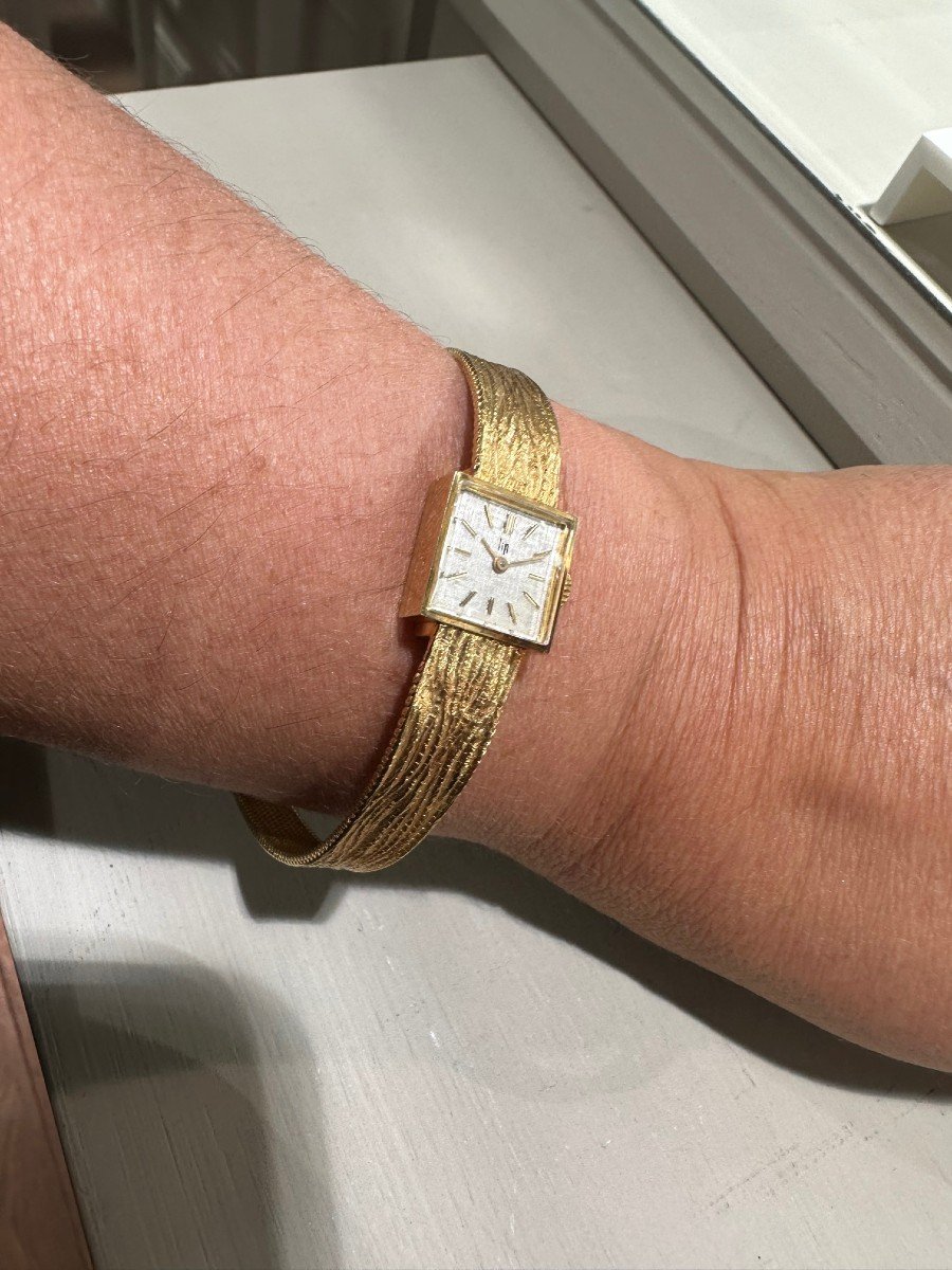 Lip Vintage Women Watch Off White Dial Yellow Gold 18 Karat-photo-4
