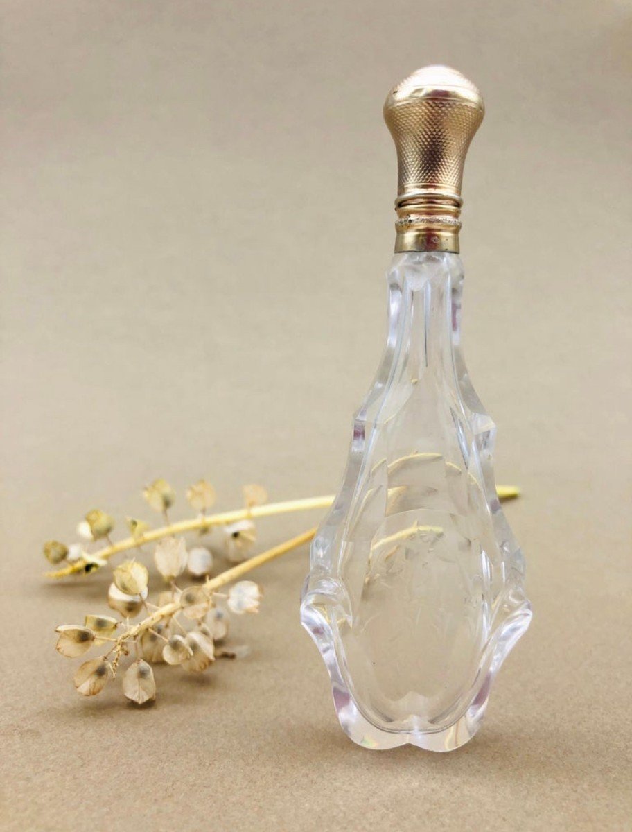Bouteille De Parfum En Cristal Charle X Période-photo-1