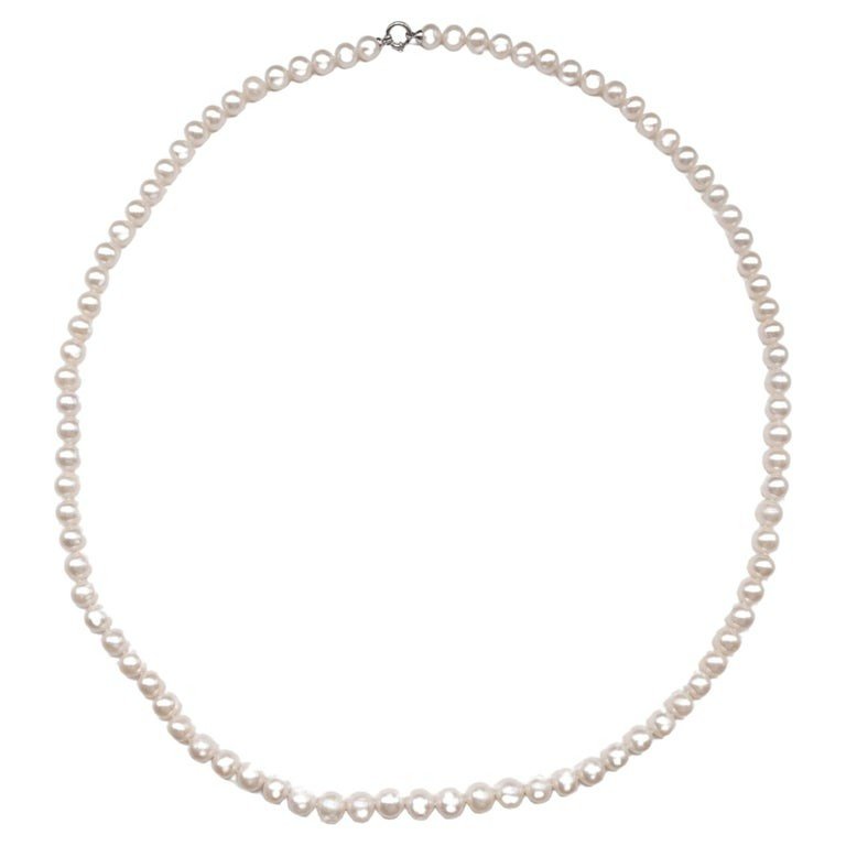 Sautoir Perles 9-10mm Or 18 Carats-photo-4