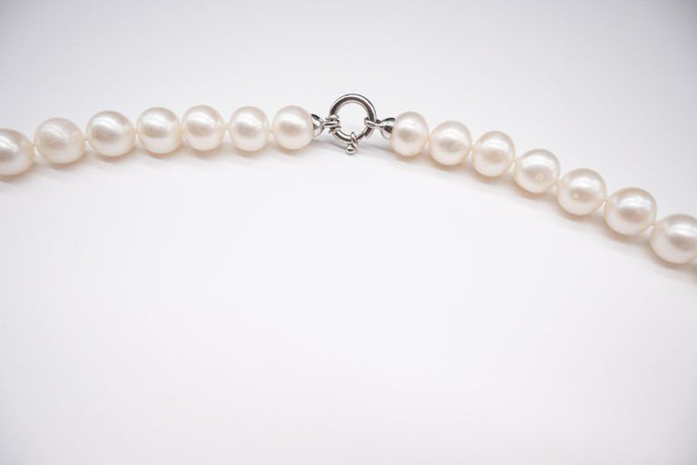Sautoir Perles 9-10mm Or 18 Carats-photo-1