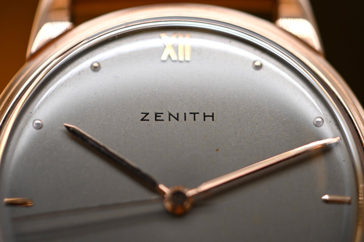 Zenith Watch In 18k Rose Gold-photo-3