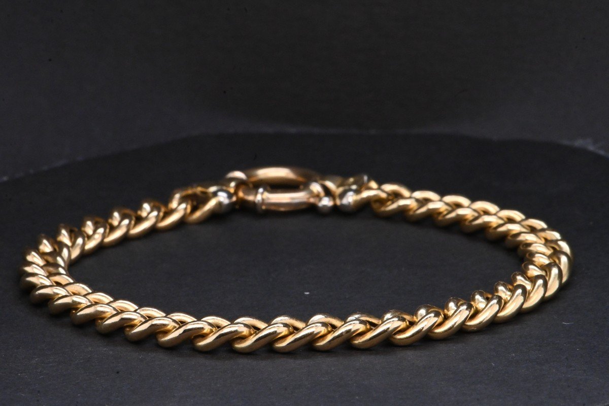 Bracelet En Maille En Or 18 Carats -photo-3