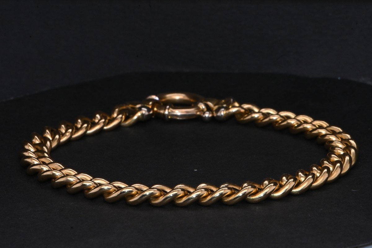 Bracelet En Maille En Or 18 Carats -photo-2