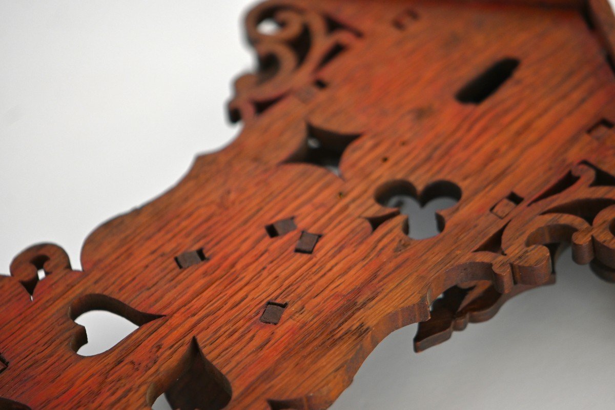 Popular Art Watch Holder In Old 20th Century Wood-photo-4