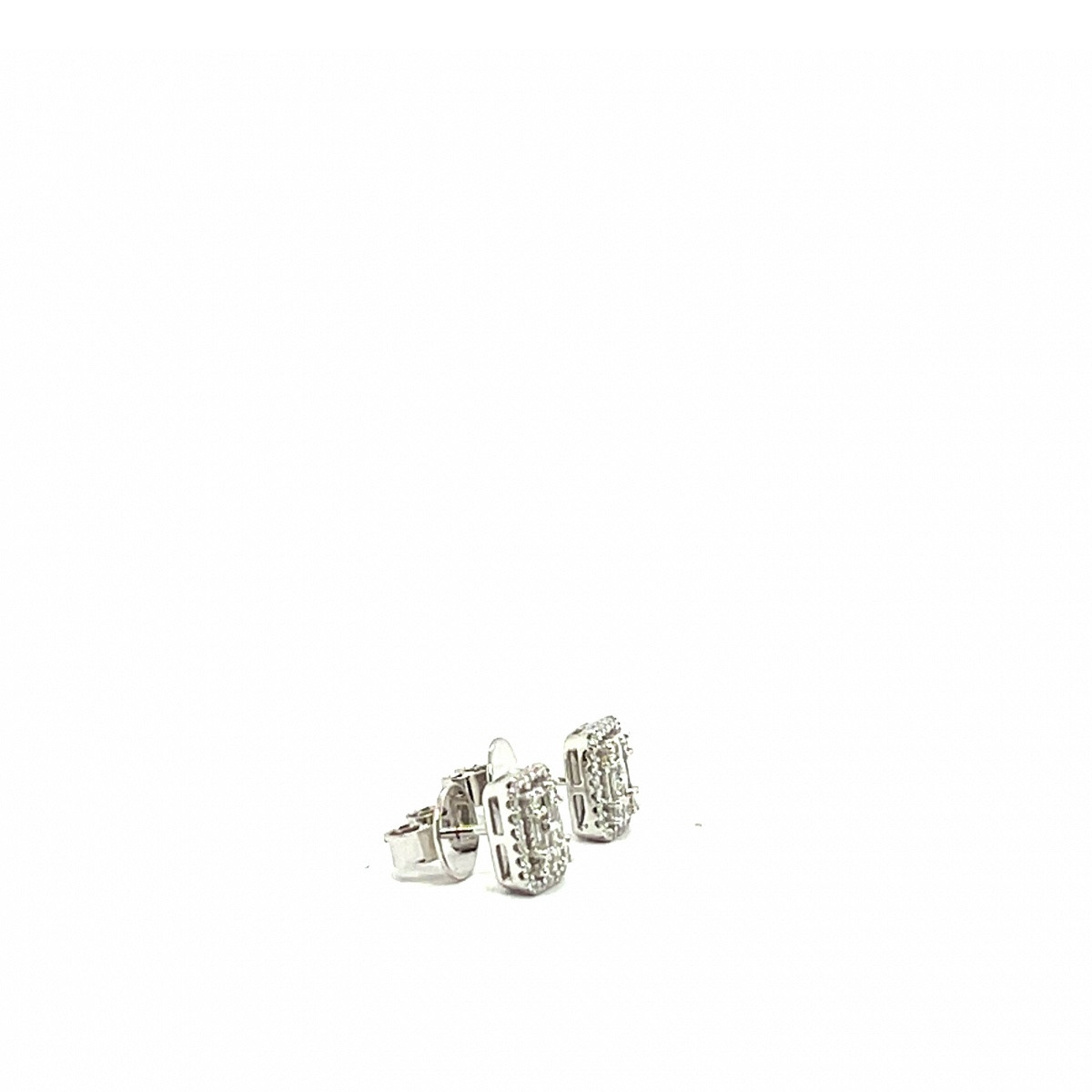 Boucles d'Oreilles En Or Jaune 18 Carats Et Diamants-photo-1