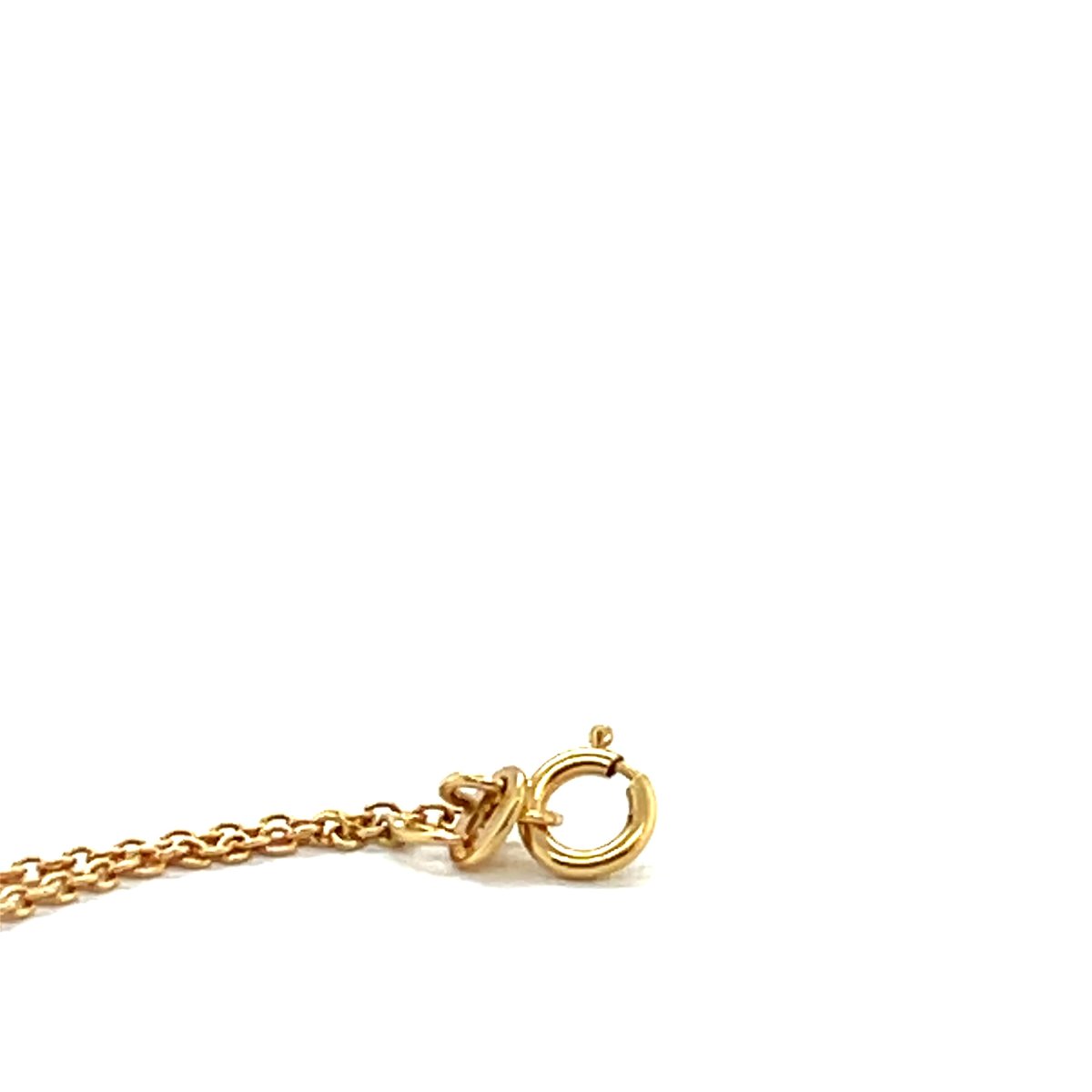 Collier Pendentif Croix en Or Jaune 18 Carats et Diamants Taille Brillant-photo-3