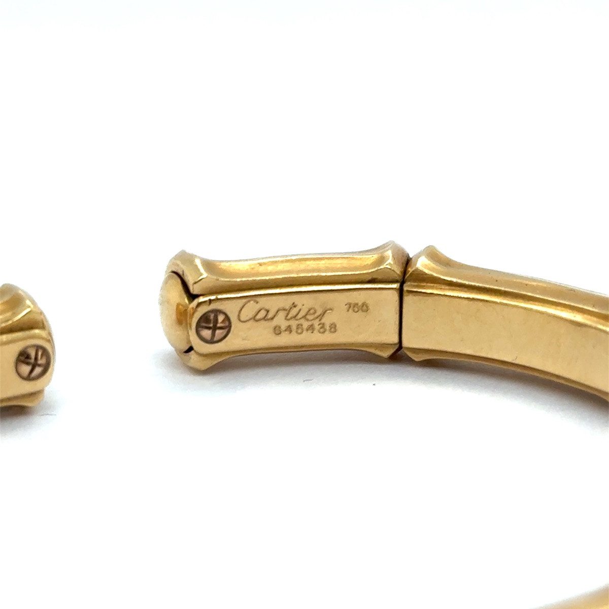 Bracelet CARTIER Model Bamboo Or Jaune -photo-2