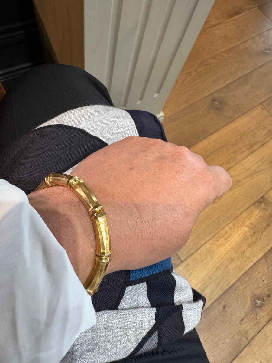 Bracelet CARTIER Model Bamboo Or Jaune -photo-6