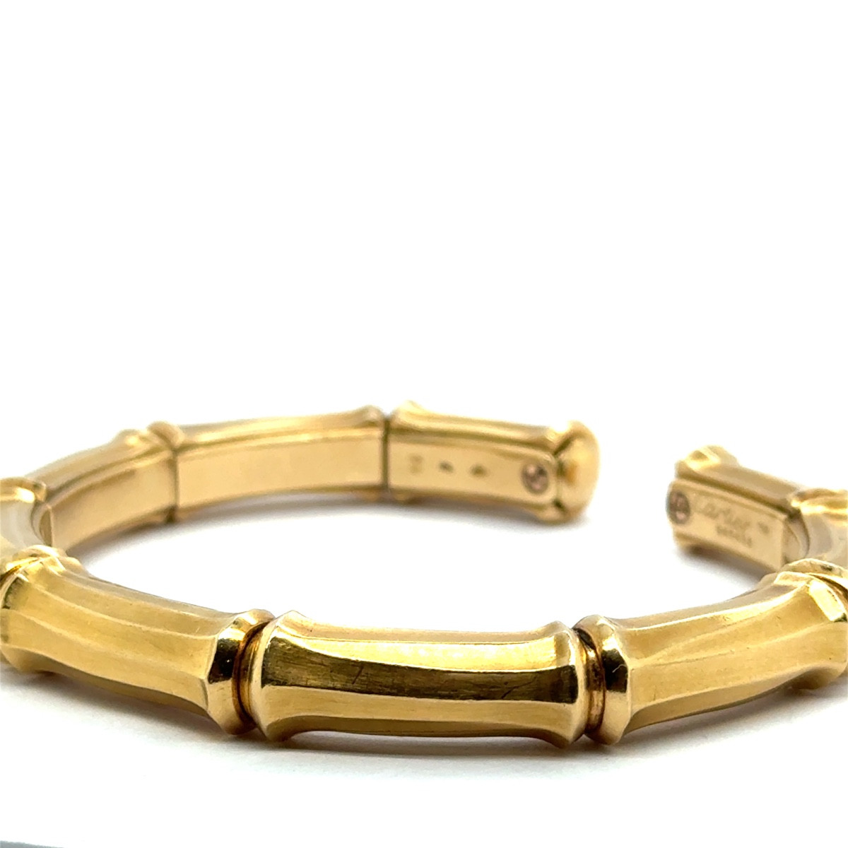 Bracelet CARTIER Model Bamboo Or Jaune -photo-8