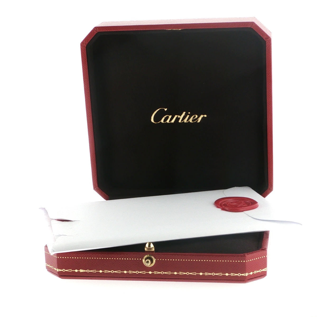 Cartier – 18-karat Yellow Gold Love Necklace – Two Intertwined Rings-photo-4