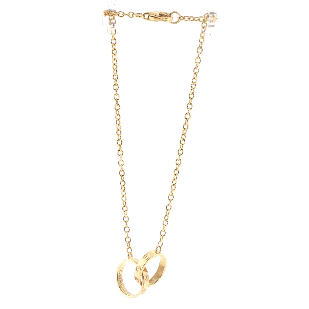 Cartier – 18-karat Yellow Gold Love Bracelet – Two Intertwined Rings-photo-2
