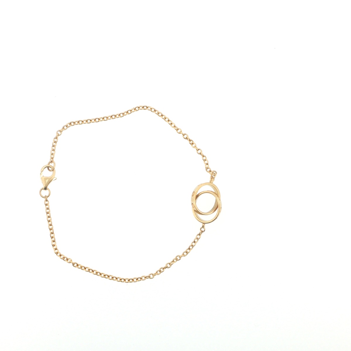 Cartier – 18-karat Yellow Gold Love Bracelet – Two Intertwined Rings-photo-1